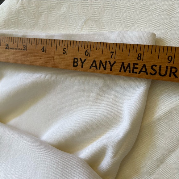 Misook Classic White Women's Knit Trousers - Picture 14 of 15